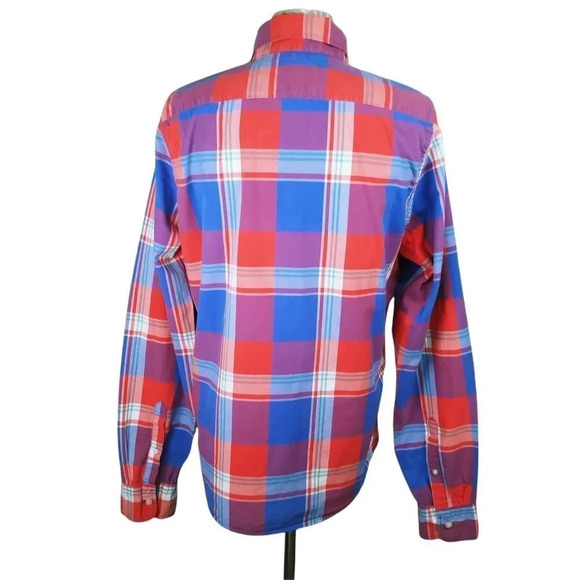 Hollister California Button Down  Shirt, Plaid, XL - Picture 9 of 11